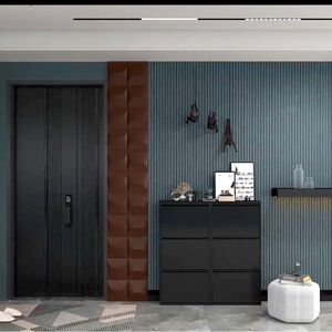 Homary Industrial 3 pieces climbing man resin wall decor in silver